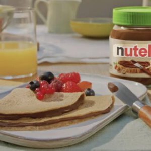 Crepes con Nutella Vegana